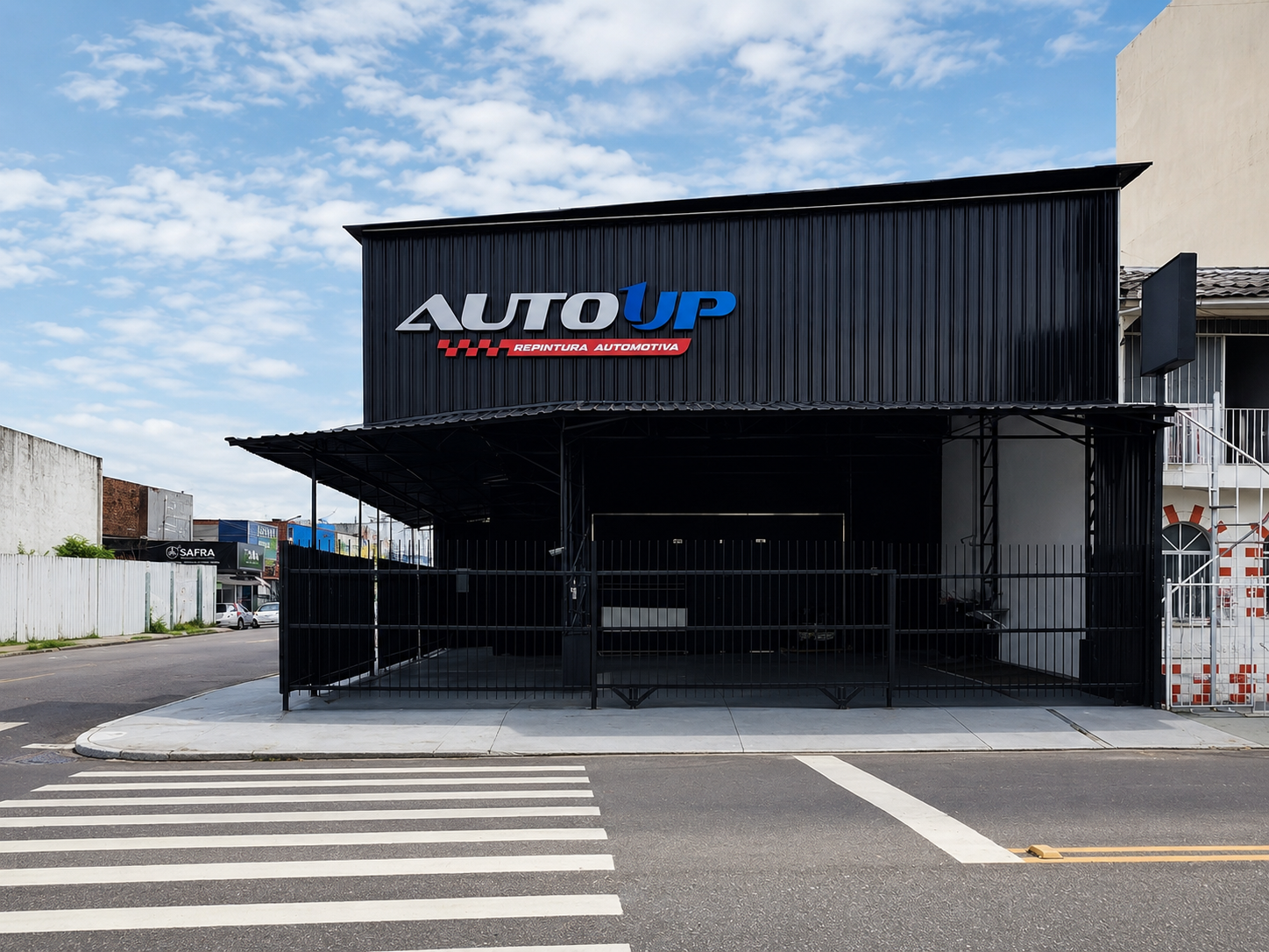 Fachada da oficina Auto Up